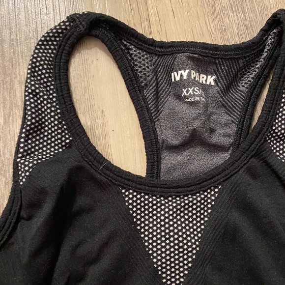 Black and White Ivy Park Tank Top - Picture 3 of 4